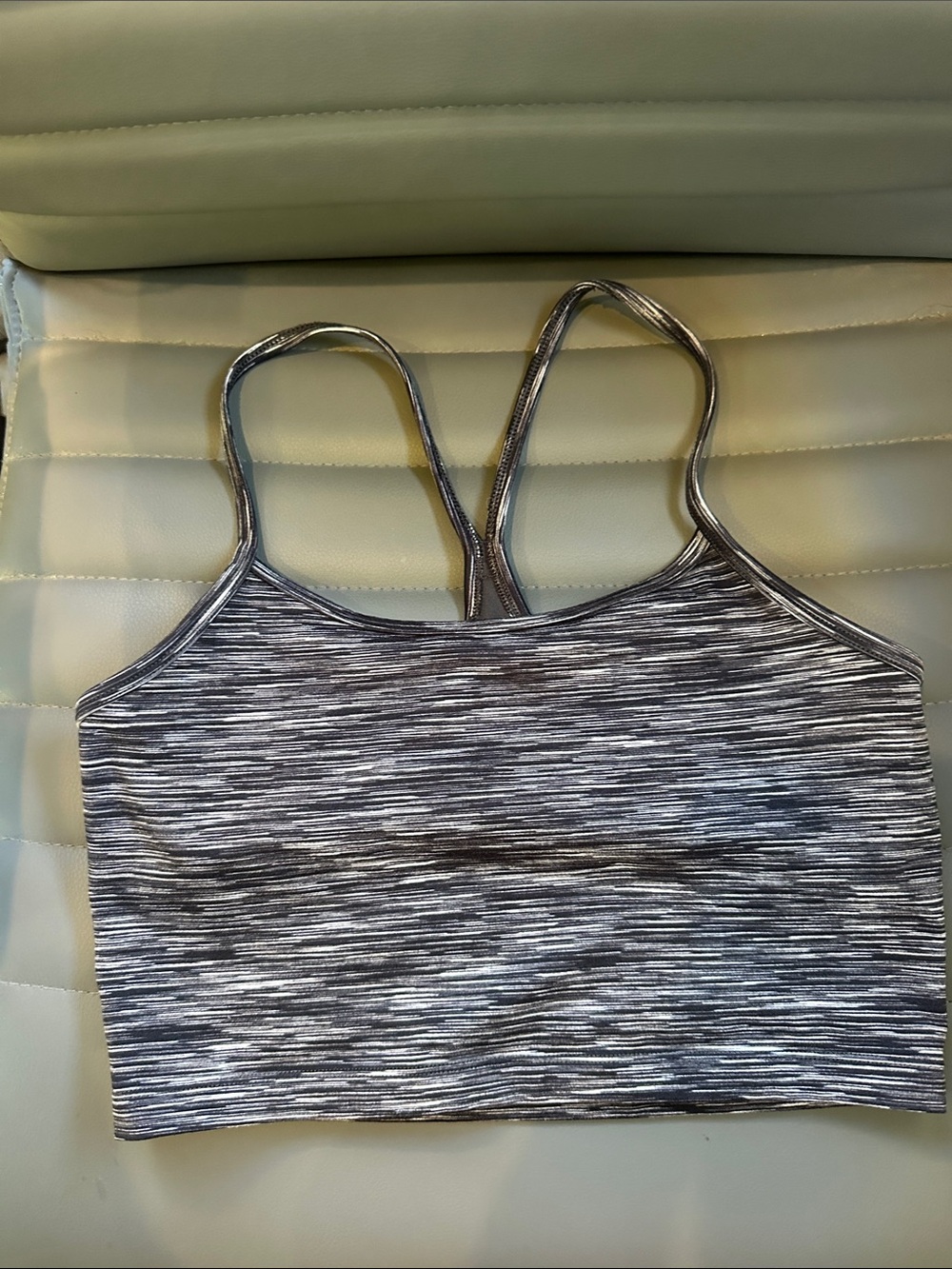 Aerie- Gray Space-Dye Tank Crop Top - Women